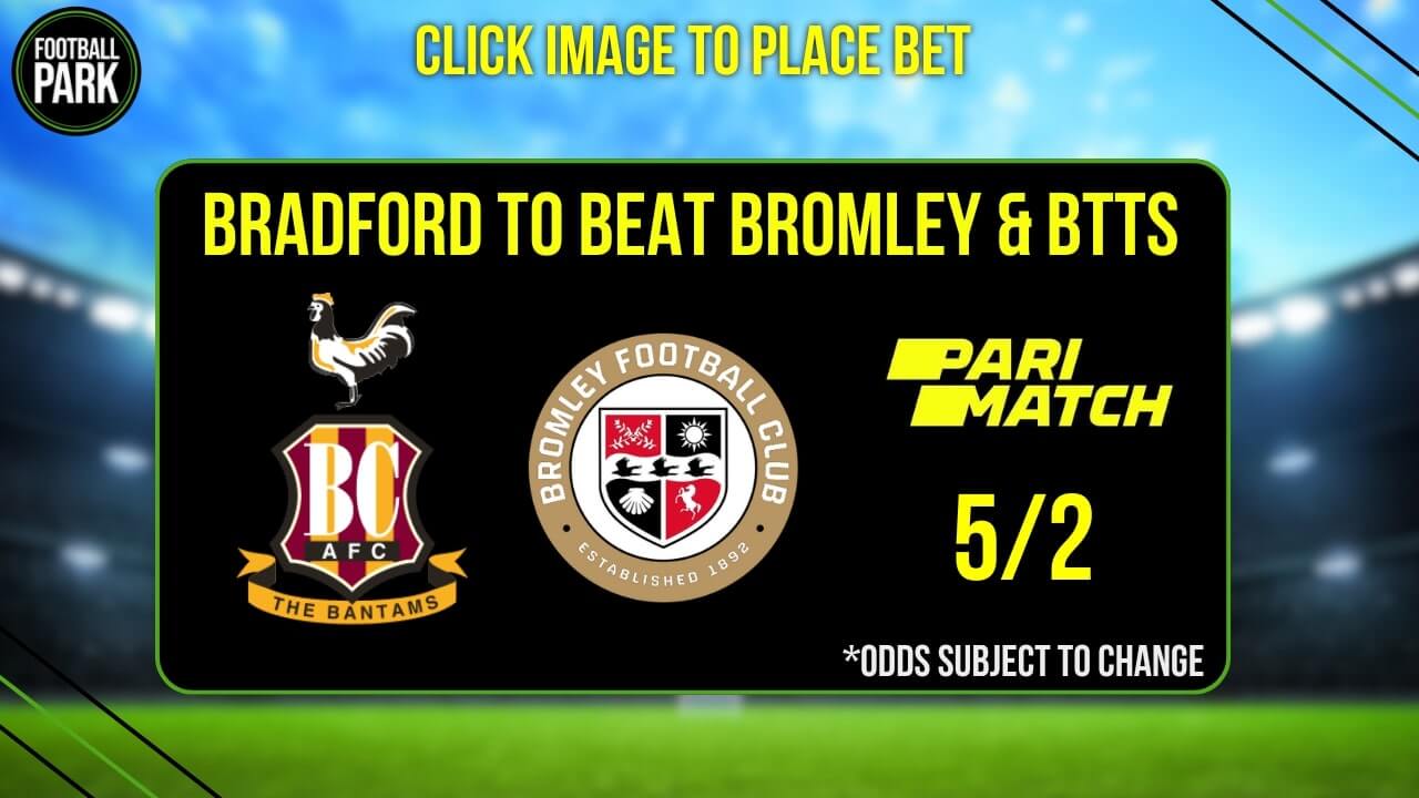 Bradford City vs Bromley