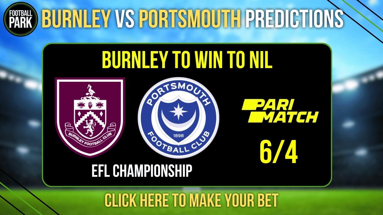 Burnley vs Portsmouth Predictions