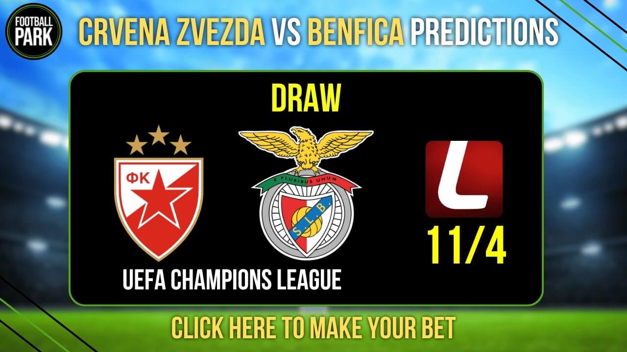 Crvena Zvezda vs Benfica Predictions