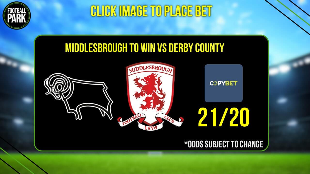 Derby County vs Middlesbrough Predictions