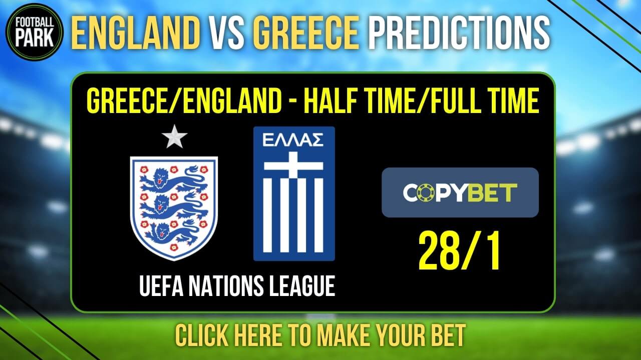 England vs Greece Prediction