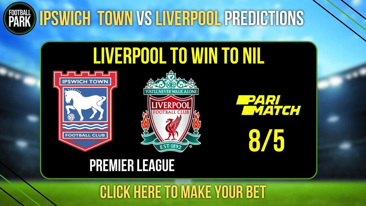 Ipswich Town vs Liverpool Prediction