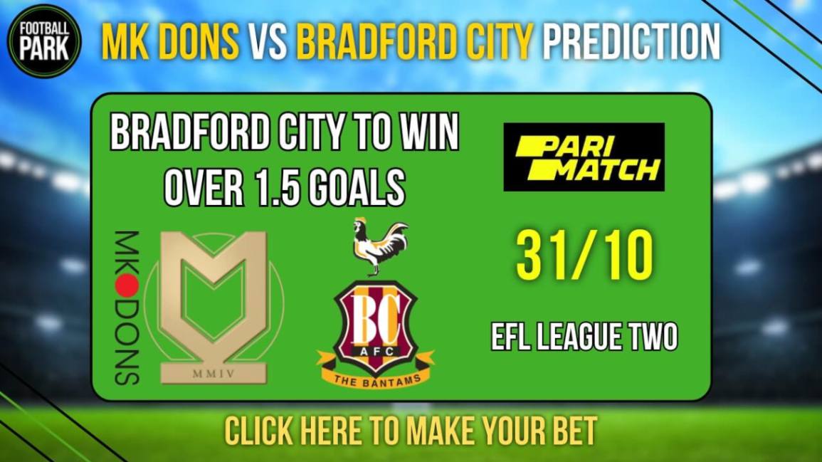 MK Dons vs Bradford City