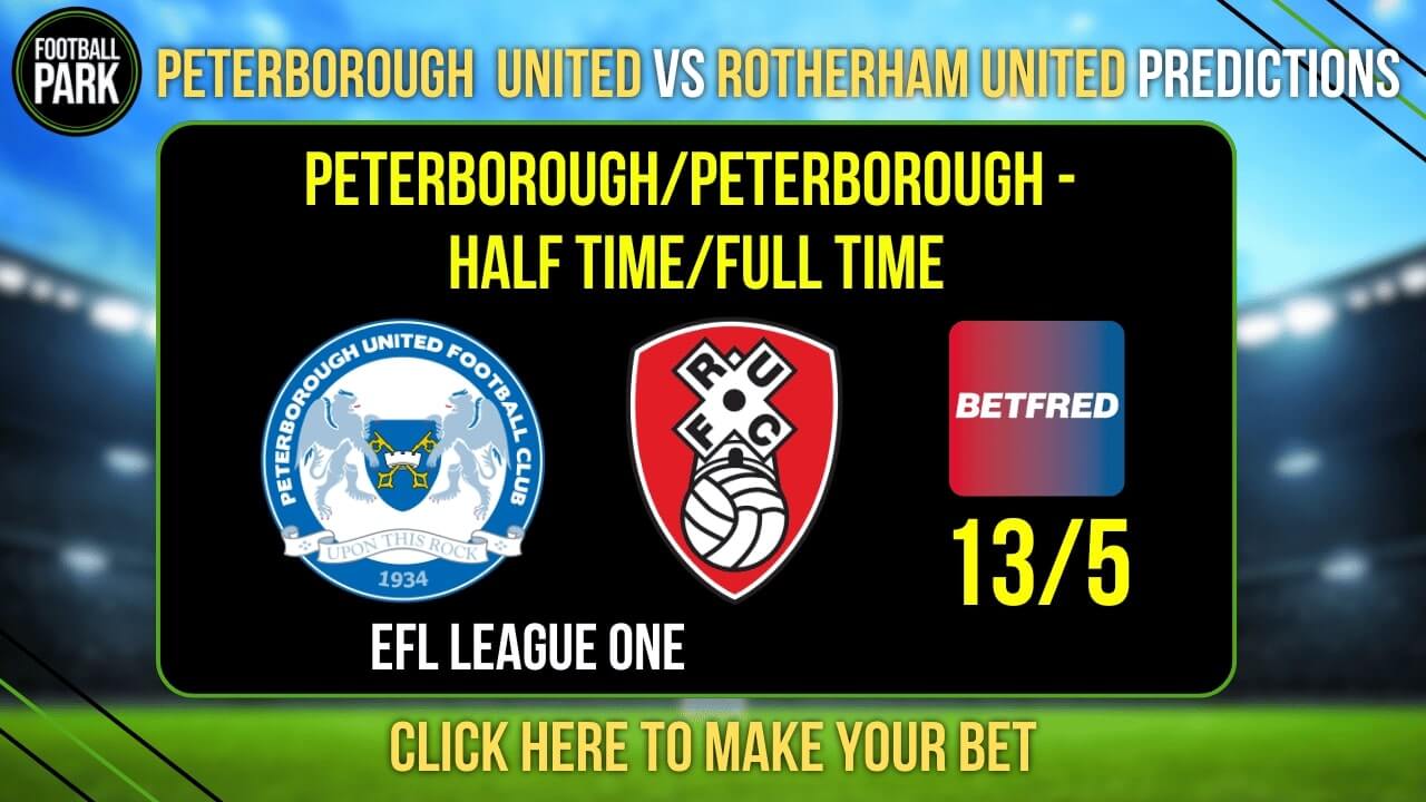 Peterborough United vs Rotherham United Predictions