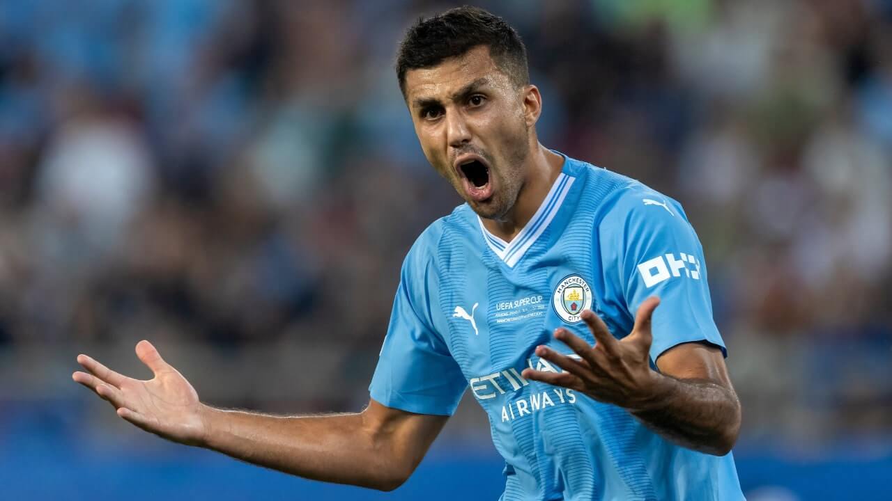 Rodri announces he needs a rest from football