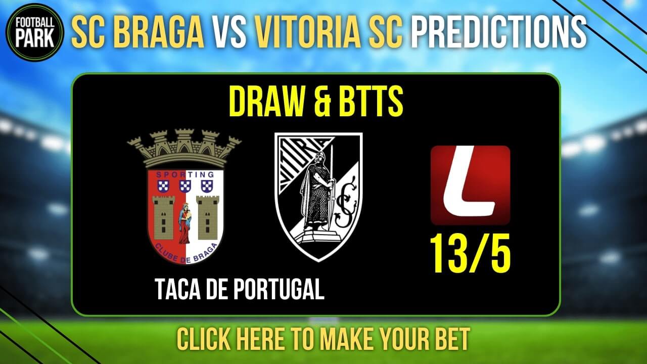SC Braga vs Vitoria SC Prediction & Tips - Odds, H2H, and Preview