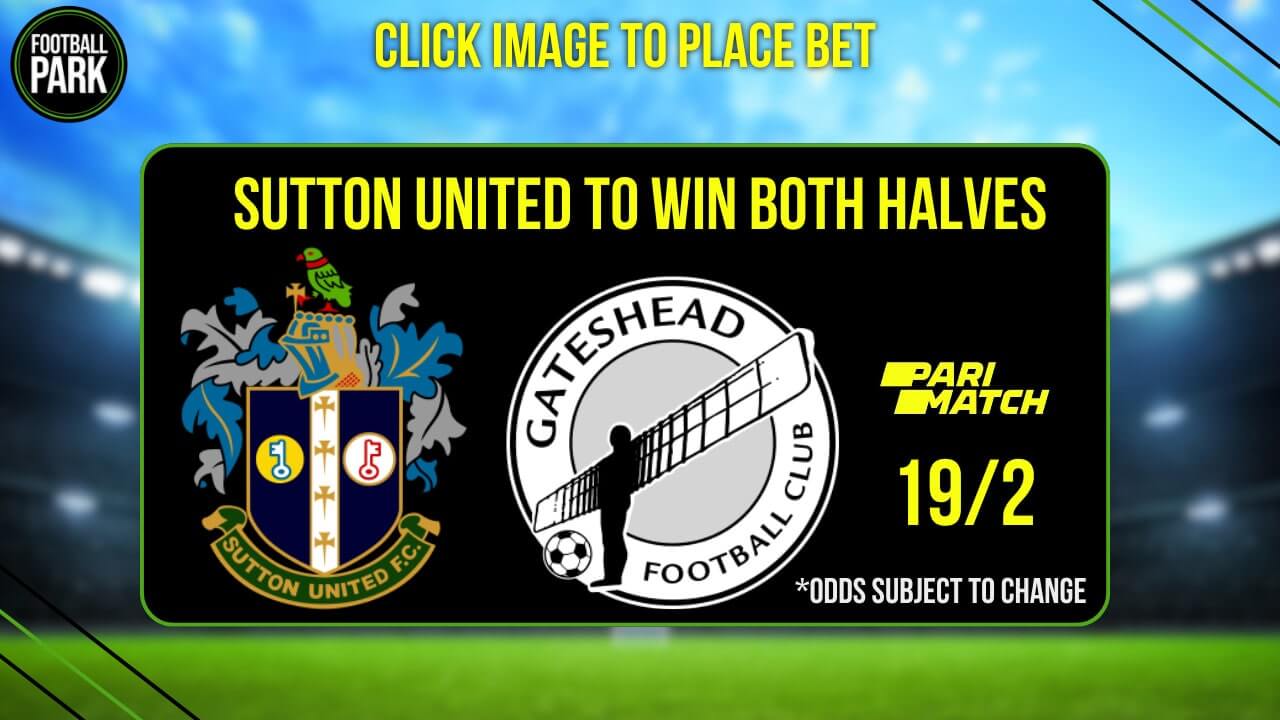 Sutton United vs Gateshead