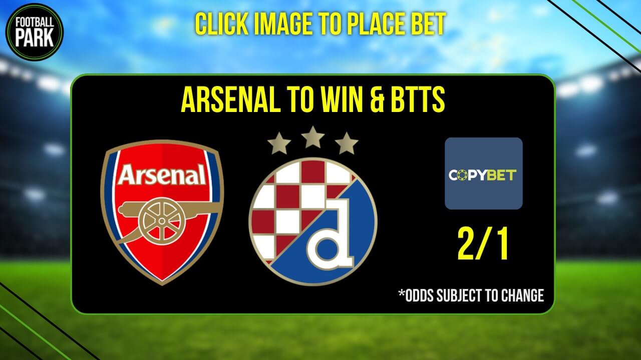 Arsenal vs Dinamo Zagreb Betting Tips and Predictions