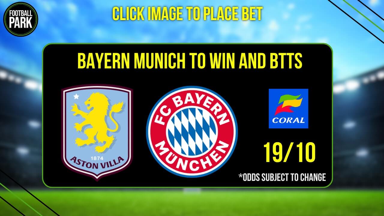 Aston Villa vs Bayern Munich Betting Tips and Predictions