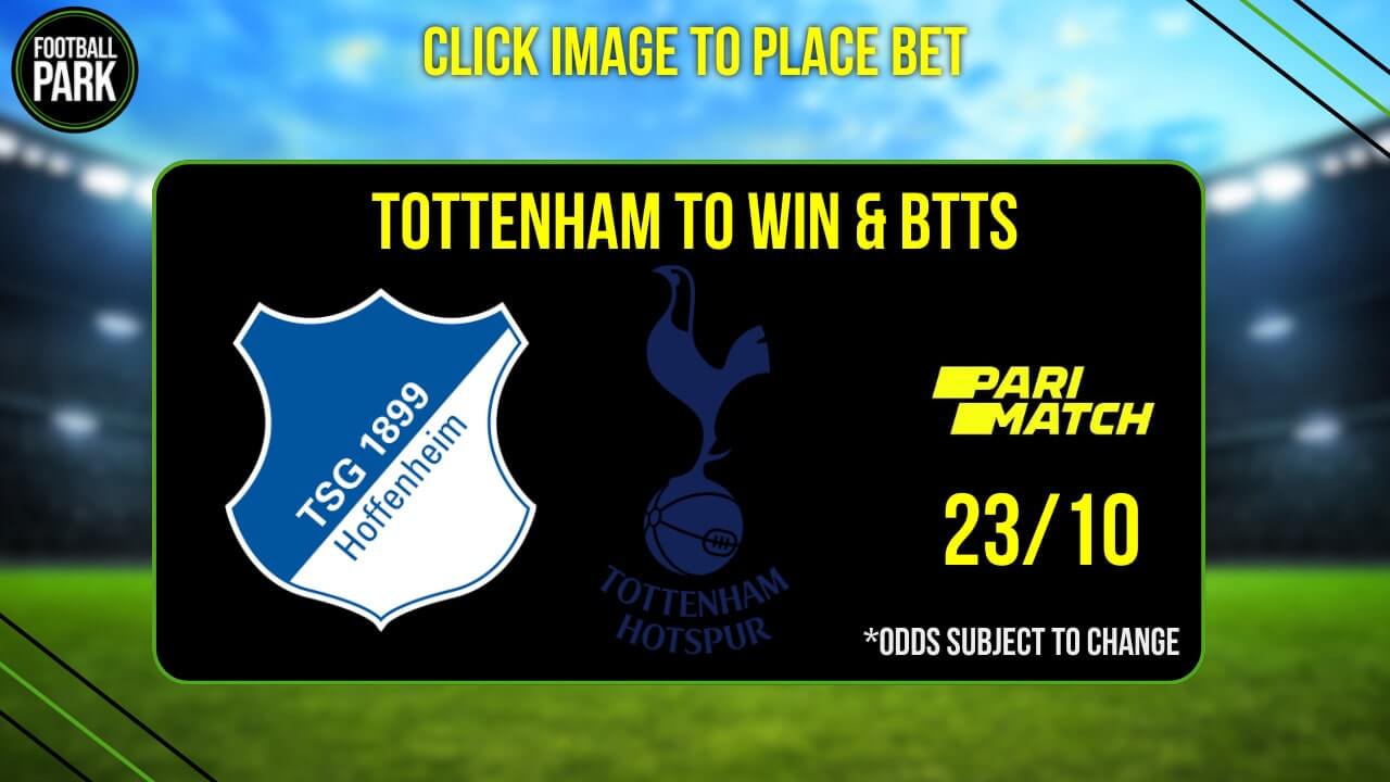 Hoffenheim vs Tottenham betting tips and predictions