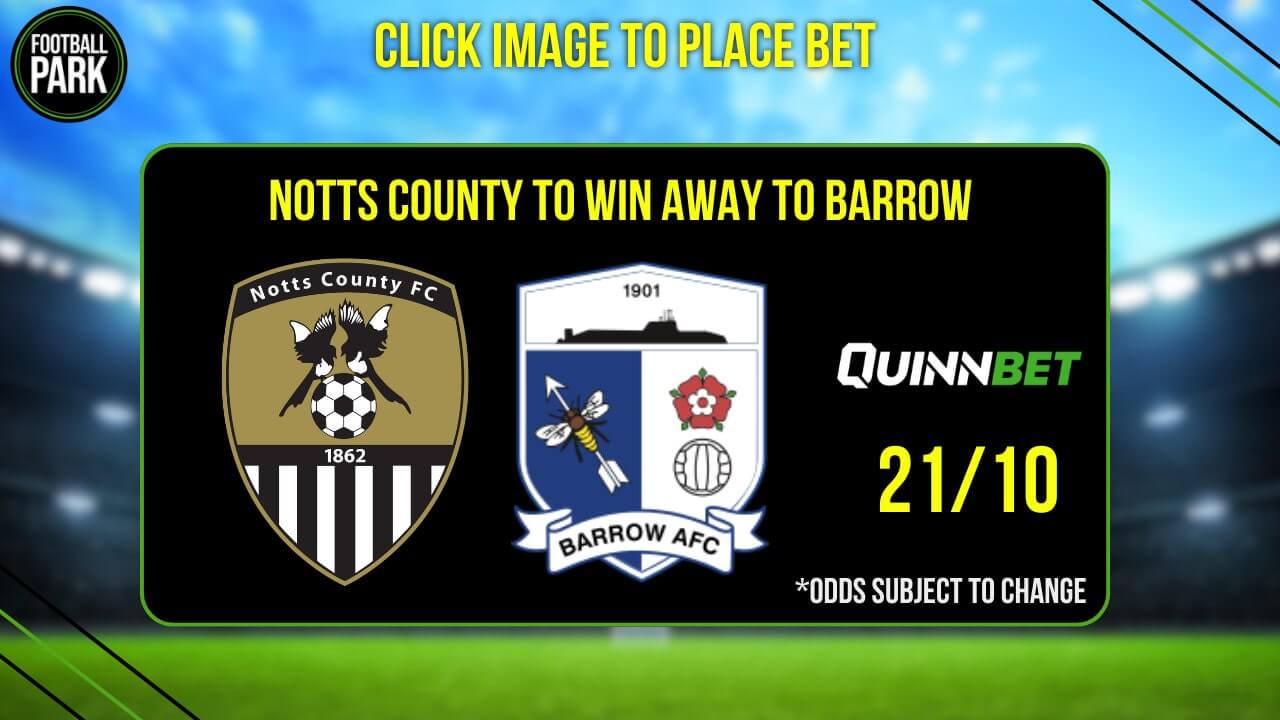 Notts County vs Barrow Predictions Quinnbet