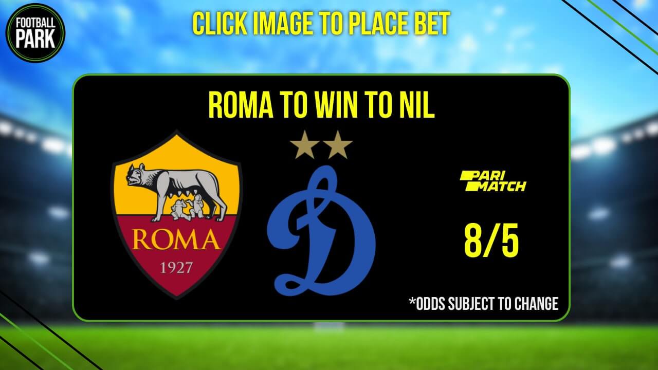 Roma vs Dynamo Kyiv betting tips and predictions