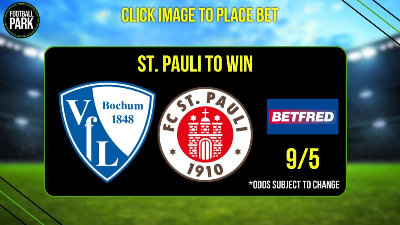 VFL Bochum vs St Pauli betting tips and predictions